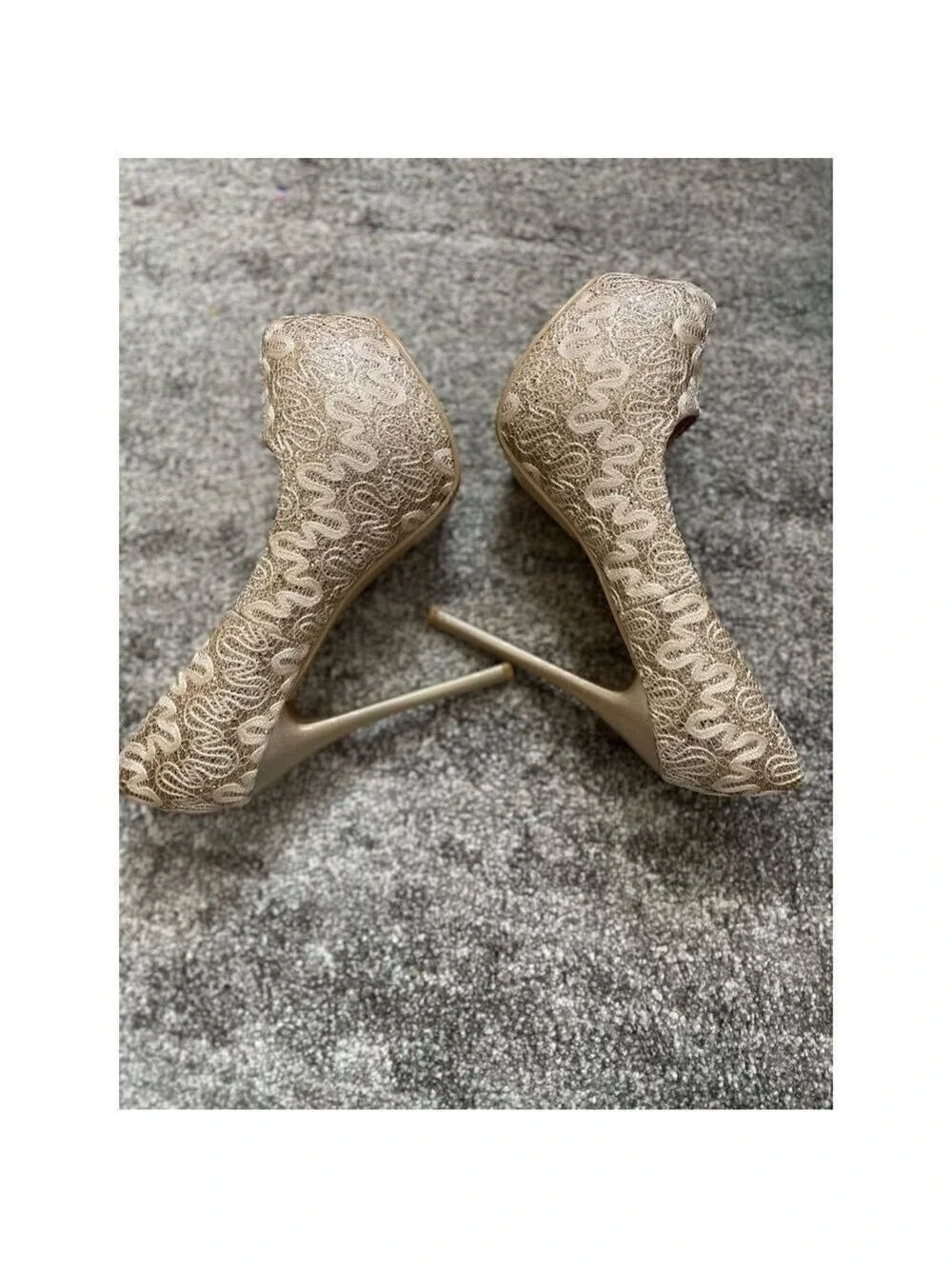 Women's Lace Heels Size 7.5